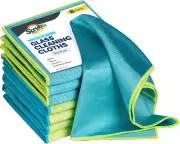Microfiber Cloths for Glass [8 Pack] – Lint Free Window Cleaning Cloth for Mirro