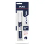 Dulux 7ML Renovation Range Grout Pen White