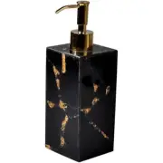 Black Obsidian Agate Soap Dispenser, Stone Kitchen Refill Hand Cyber Monday Sale