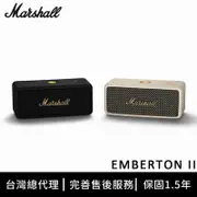 Marshall EMBERTON 攜帶式藍牙喇叭-經典黑