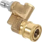 VANZACK Universal Pressure Washer Adapter 12mm Quick Connect Fitting 360° Garden Nozzle 5-Position Switch for Car Washing and