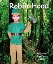 Robin Hood Child Costume Medieval Small 4-6yo CPC030S