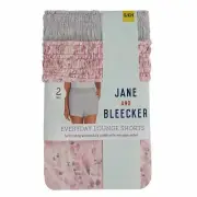 Jane and Bleecker Women's Lounge Short 2-pack Pink Size Large