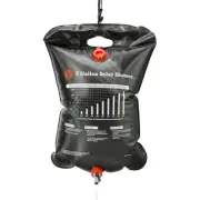 ASR Outdoor 5 Gallon Solar Shower Set with Thermometer Hiking Camping Outdoors
