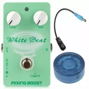 Caline CP-29 White Heat Mixing Boost Effect Pedal + Baterry Cable + Mooer Topper