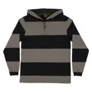 Santa Cruz Skateboards Longsleeve Shirt Convergence Rugby Top Black/Charcoal