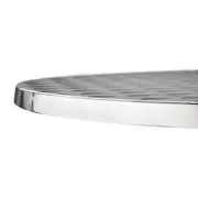 Bolero Poseur Table St/St - 60cm dia