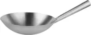 Chinese Traditional Handmade Wok Stainless Steel Non Stick Wok Pan Thick Wok Cooker Pan Stainless Steel Pot