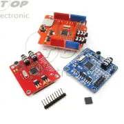 VS1053B IC MP3 Music Board Shield Module TF/ SD Card Slot Arduino UNO R3 new