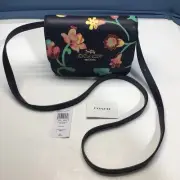 Coach C8757 Mini Brynn Crossbody Bag Dreamy Land Floral Print Midnight NWT $350