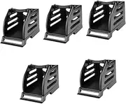 NUOBESTY 5pcs Printer Bracket Thermal Printer Labels Tag Sticker Printer Desktop Label Holder Printer Accessory Shipping Label Stand Label Holder for Stickers Printer Supply Plastic Black