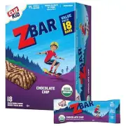 CLIF Kid Zbar - Chocolate Chip - Soft Baked Whole Grain Snack Bars - USDA Org...