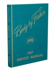 1967 Cadillac Body Shop Manual Fleetwood Deville Eldorado Calais Sixty Special (for: Cadillac)