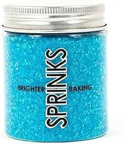 Sprinks Sanding Sugar Sprinkles 85g | Sugar Sprinkles | Cake Decorations | Cupcake Sprinkles | Halloween Sprinkles | Cake Sprinkles | Sugar Crystals | Edible Sugar for Cakes | Blue