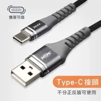 在飛比找蝦皮購物優惠-INTOPIC Type-C快速充電傳輸線（灰色）