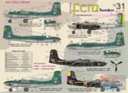 FCM72031 1:72 FCM Decals - A-26 Invaders #72031