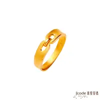 在飛比找Yahoo奇摩購物中心優惠-J code真愛密碼金飾 完美邂逅黃金女戒指
