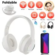 Wireless Bluetooth Headphones Super Bass Foldable Stereo Earphones Headsets Mic