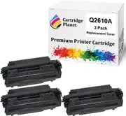 3 Pack Compatible Toner Cartridge Replacement for HP Q2610A 10A (6,000 Pages Each) for HP Laserjet 2300 2300d 2300dn 2300dtn 2300L 2300n