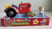 Cocomelon Musical Tractor w/ Sounds Old McDonald Had A Farm Song Toy Figure NEW