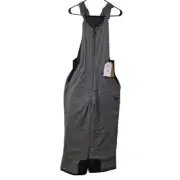 Avalanche Snow Ski Pants Bibs Ladies Womens Medium Charcoal Gray Tags Sledding