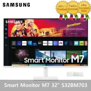 SAMSUNG Smart Monitor M7 32" S32BM703 with Streaming TV and Remote Control