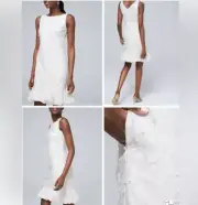 White House Black Market Floral Embroidered Dress Size Medium New With Tags $180