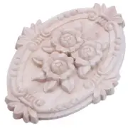 Retro Wood Ornament Applique Carving Ornament for Cabinet Door Furniture9366