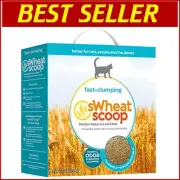12.3lbs of Swheat Scoop Multi-Cat Natural Clumping Cat Litter for Odor Control