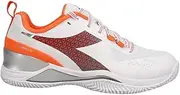 [Diadora] Womens Blushield Torneo Clay Tennis Sneakers Shoes - White - Size 7.5 M