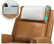 Recliner Pillow for Headrest, Neck and Head Pillow for Recliner Chair, Neck Support Pillow for Chair Head Rest, Couch Neck Pillow Headrest Cushion for Pain Relief, Cervical Support with Storage Pocket