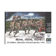 Master Box WWII United U.S. Soldiers - "Move, Move, Move!!!" Op SW (VG+/New)