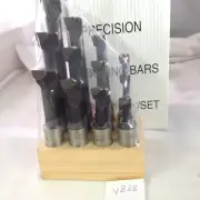 3/4" Boring Bar Set C6 12 Pcs Carbide Tipped Bars 3/4 Shank Lathe Tool (REF#Y888