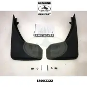 LAND ROVER REAR MUDFLAPS MUD FLAPS LR2 LR003322 OEM
