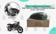 Fuel Tank Painted "Grey Goose" For Royal Enfield Interceptor 650