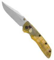 Hogue Blade HQ Exclusive Deka - Natural Ultem - Clip Point Tumbled MagnaCut