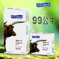 在飛比找蝦皮商城優惠-unidus優您事 動物系列保險套-99公牛-耐力型 12入