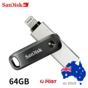 SanDisk iXPand OTG Flash Drive Go 64GB iPhone USB 3.0 Memory Stick