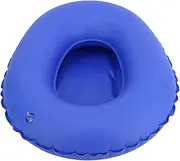 Inflatable Bed Pan Ergonomic Pressure Relief Bedsore Toilet Urinal with Bonus Air Pump, for Paralysis, Burns, Long Term Bedridden
