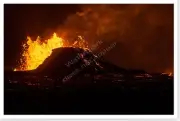 2018 Leilani Estates Lava Eruption Kīlauea Volcano Silver Halide Photo
