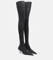 [Victoria Beckham] Victoria Beckham 45 jersey over-the-knee boots AU 8 black