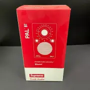 New Supreme Tivoli Pal BT Speaker Red SS18 Portable Bluetooth Radio AM FM