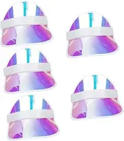 [BESTYASH] 5pcs Sun Shading Boy Girl Beach Hat Decorative Girls Sun Visor for Outdoor Activities Uv Material for Travel