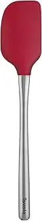 Tovolo Flex-Core Stainless Steel Handled Spatula, Heat-Resistant & BPA-Free Silicone Turner Head, Safe for Cast Iron & Non-Stick Cookware, Dishwasher-Safe