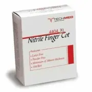 Tech-Med Nitrile Pre-Rolled Finger Cots Latex-Free Extra Large Disposable 144/Bx