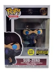Funko Pop! Mortal Kombat Sub-Zero, GLOW IN THE DARK EE EXCL., In Protector, New