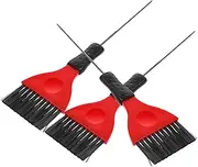 FOMIYES Hair Dye Applicator Brush Set 3pcs Highlighting Brush for Salon Barber Styling and Home Use Easy Applicati