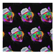 Fear and Loathing Cat Bandana Trippy Psychedelic