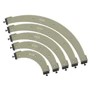 Woodworking Router Arcs Angle Positioning Template R100-300 Corner Jig Laser Cut Accurate High-quality Plastic Multi fun