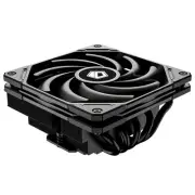 IS-55 Black CPU Cooler Low Profile 55mm Height CPU Air Cooler 5 Heatpipes 120...